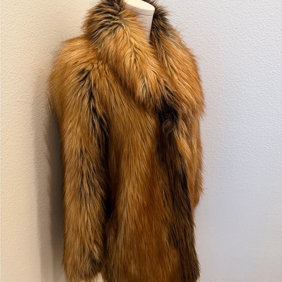 Fabulous Furs Faux Red Fox Coat - Picture 2 of 12